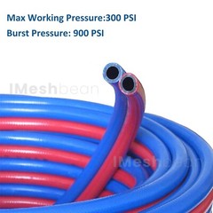 25 Ft Oxygen Acetylene Hose 1/4 Inch Twin Welding Hose Cutting Torch Hoses New