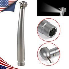 10* Dental LED Fiber Optic E-generator High Speed Handpiece Push Button 2 Hole