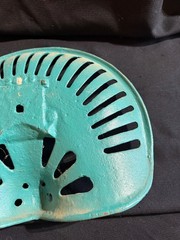 #7 CAST IRON Tractor Implement Seat WALTER A WOOD Hoosick Falls New York USA