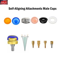 US Dental Overdenture Retention Cap Male Processing Inserts OSS Locator Abutment