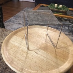 Alcohol Burner Stand – Chrome Plated Steel Wire – 5″x5″x5″ Eisco Labs Free Ship