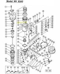 CoFast® 5 High Quality Gasket G 877-327 for Aftermarket Hitachi NR83A A2 NV83A2