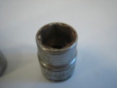 3 S-K Wayne 1/4 Inch Drive Six Point Sockets 11mm 1/2 And 7/16