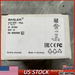 New acA1920-48gc Basler Industrial Camera US In Stock Rapid Delivery