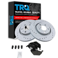 TRQ Front Brake Pad & Rotor Set for 2012-2017 Hyundai Accent Kia Rio