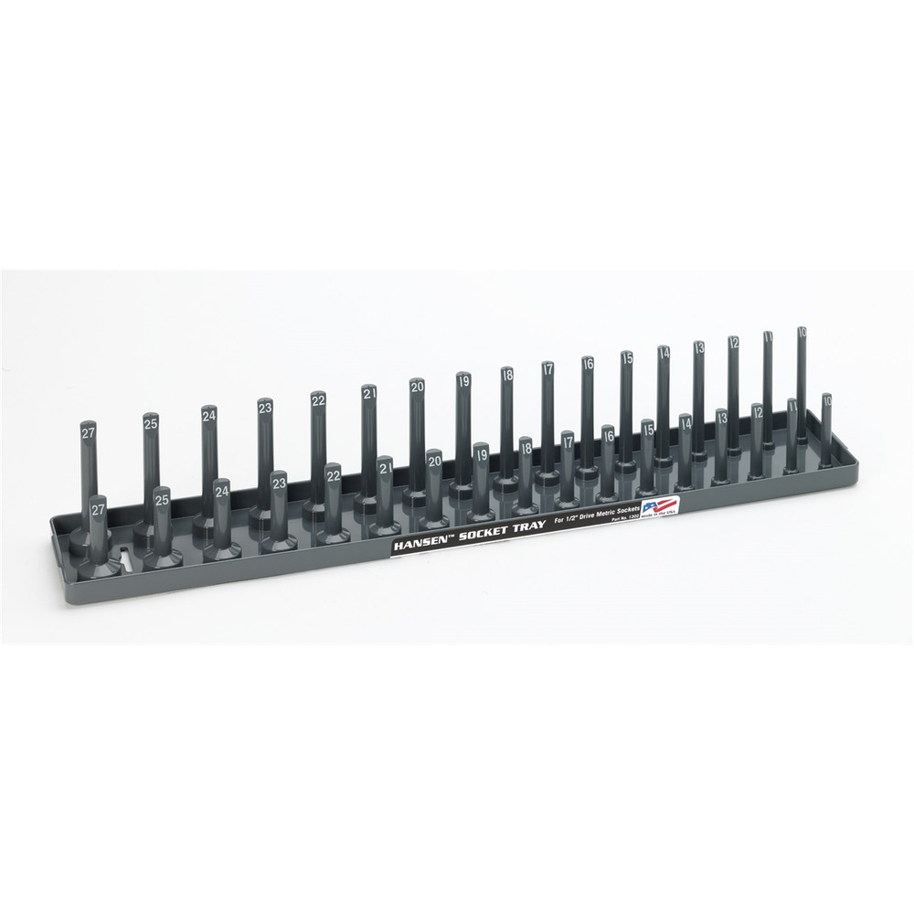 1202 Hansen Global 1/2″ DR. Metric Soc Holder, Gray