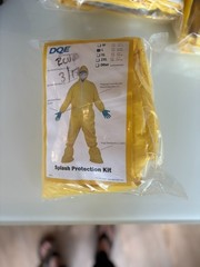 PPE Splash Protection Kit Yellow DQE (PR325)- NEW IN ORIGINAL PACKING