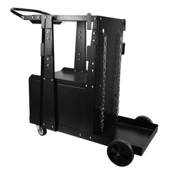 MIG/TIG/Plasma Heavy Duty Welding Cart with 4 Drawers, 360° Rolling Trolley