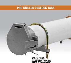 4″ PVC Conduit Carrier Kit with Mounting Hardware & Weather-Resistant Gasket