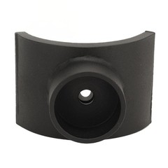 Bottle Jack Adapter Saddle, High Strength Hydraulic Lifting Axle Saddle Black