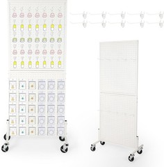 2X5Ft Standing Pegboard Display Peg Board Display Rack Pegboards Display Stand