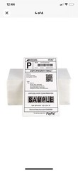 500 4×6 Fanfold Direct Thermal Shipping Labels for Zebra & Rollo Printers