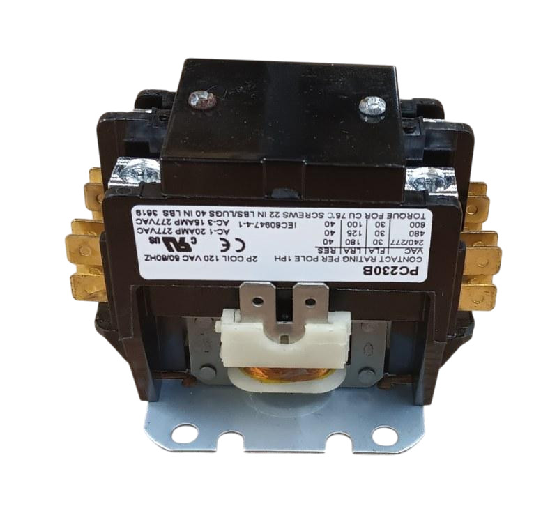 Definite Purpose Contactor 2-Pole 30A 120V Coil – C230B