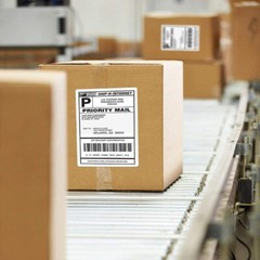 1000 4×6 Fanfold Thermal Labels Direct Shipping Label for Zebra Rollo Printers