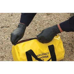 Showa 9700Pfxl 9700Pf, Disposable Gloves, 6 Mil Palm, Nitrile, Rolled Cuff,