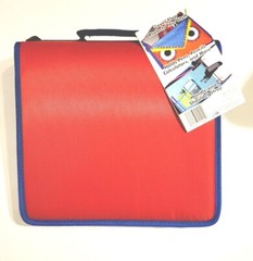 NEW Case-it M-276-ME Monsters Flip Top Zipper Binder 2″ Inch Sheet Capacity