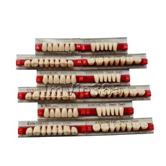 Acrylic Synthetic Resin Denture Teeth Vita Color Shade A2/A3 Upper Lower -84Pcs