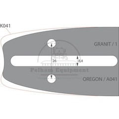 Endurance Cut Pro Guide Bar 188PXBK041 .325″ 45cm 72DL 1.5mm A041