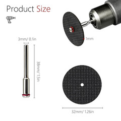 60Pcs Rotary Tool Cut off Wheel 1-1/4 Inch Reinforced Fiberglass Cut off Wheels