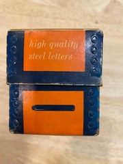 27 Piece Set PREMIER SAFETY HD INDUSTRIAL STEEL DIES. A thru Z + &. 1/16”.