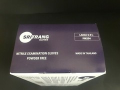 2500 Gloves Case – Blue Nitrile Exam Gloves Size Large Powder Free 3 Mil