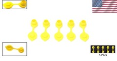 New JSP Universal Fuel Jug Vent Caps – 5 Pack with Improved Retaining Lip