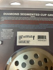 New Diamond Products Core Cut Deluxe Cut Cup Grinder 7″ Turbo For Fast Grinding