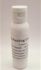 White Padding Compound Dries Clear Quick Dry 2 Oz Bottle DIY Custom Notepads