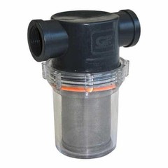 1 PC General Pump DF10050 Clear Bowl Filter with 50 Mesh – 1 Inch Ports