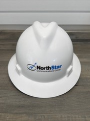 NorthStar Communications Group MSA V-Gard Style Hard Hat Medium White