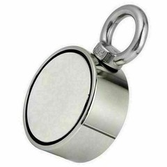 800LBS Neodymium Fishing Magnet Kit Up To Pull Force Super Strong Hunt & Rope