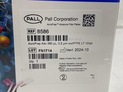 (10/Pk) PALL AcroPrep Advance 350uL 96-Well Filter Plates 0.2um wwPTFE Long 8586