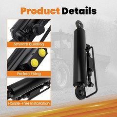Hydraulic Top Link For Cat. 1-1 With Locking Block Min. 16 1/8”- Max. 22 7/16”