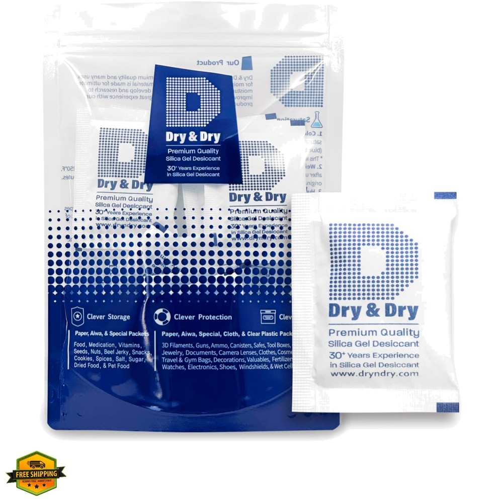 10 Gram [30 Packets] Silica Gel Packets Silica Gel Desiccants, Silica Gel Pac…