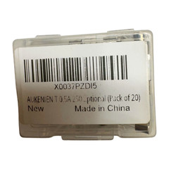 (Pack of 20) Aukenien T0.5AL250V Slow Blow Glass Fuses, 5mm x 20mm, 250V, T0.5A