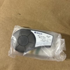 Brady M21750499 Label Tape – Black on White #T3