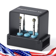 Dental Degranulation Burs Kit Osseous Debridement Soft Tissue Removal Diamond