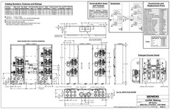 Siemens WP6511RJB 5-Gang 600A 125 Amp Sockets Ringless Horn Bypass UNI-PAK Meter