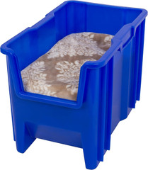 13014 Stak-N-Store Heavy Duty Stackable Open Front Plastic Storage Container Bin