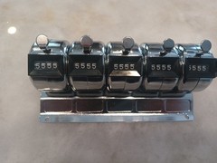 Enm M4505 Counter,Hand Tally,5 Gang,4 Digits