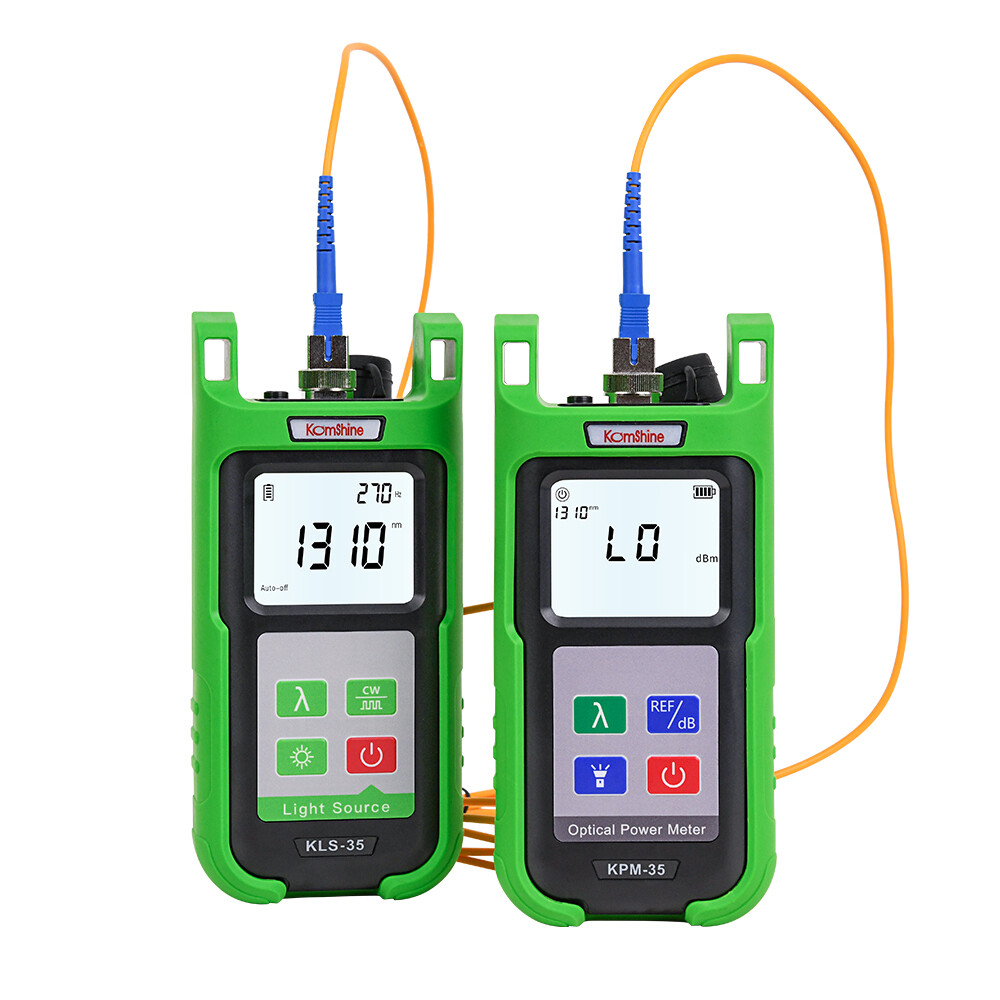 Komshine Fiber Light Source KLS-35 1310/1550nm +KPM-35-A Optical Power Meter