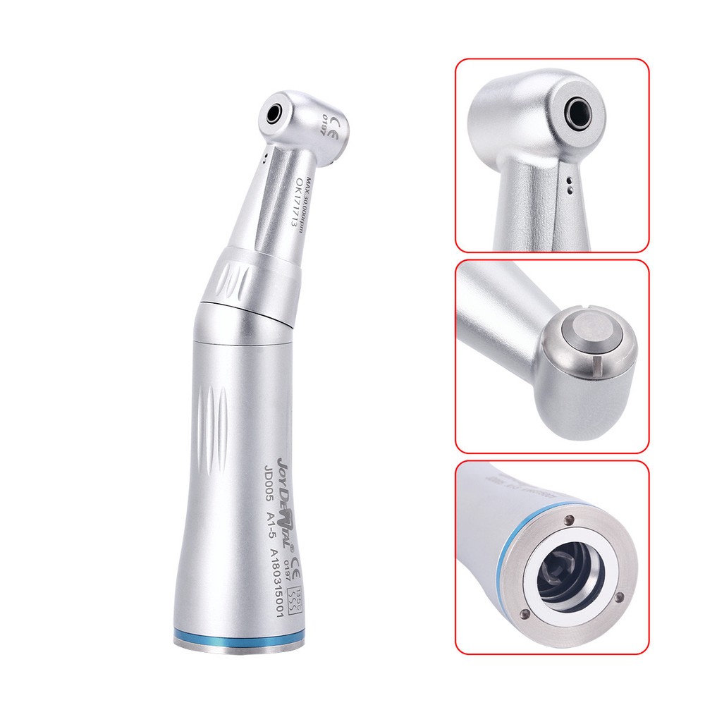 NSK Style Inner Water Spray Contra Angle Low Speed Handpiece Push Button NEW