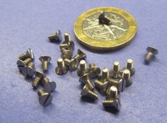Flat Head Slotted Machine Screw 18-8 Stainless Steel, 2-56 x 3/16″ L 300 Pcs