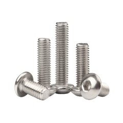 Metric Button Head Cap Allen Screw Bolt A2 Stainless M2 M2.5 M3 M4 M5 M6M8M10M12