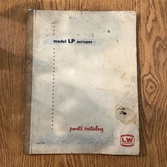 LETOURNEAU WESTINGHOUSE Model LP SCRAPER Parts Manual Book Catalog