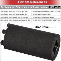 Clutch Nut Socket Tool For 900 1000 XP, Ranger, Crew, General, ACE, EPS, EFI UTV