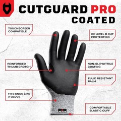 Professional Cut Resistant Work Gloves for Men and Women with Firm Grip and W…