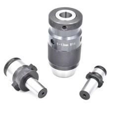 Metal Drill Chuck Adapter Keyless Tapping Durable Steel Bench Machine Tools
