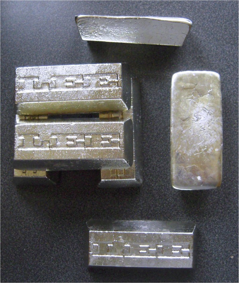 8 Ounces TIN metal Ingot 99.97% pure element Bullion – 226.8+ grams lb BAR