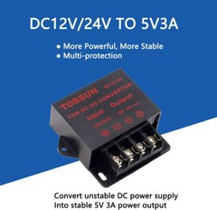 DC 12V 24V Step Down To 5V 3A 15W Voltage Regulator Power Supplie Buck Converter